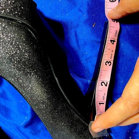 Michael Kors - Platform Heels- Black Sparkles - Picture 6 of 8